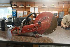 Hilti Brand 14 ConcreteChop Saw With Wheel Kit