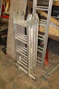 lot 13 image: Werner Aluminum StepExtension Ladder