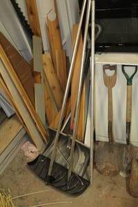 lot 45 image: Snow Shovel, Roof Rake