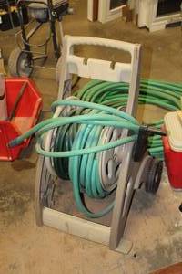 lot 73 image: Suncast Garden Hose Reel Cart, Garden Water Hose
