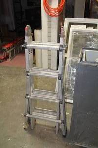 lot 9 image: Vulcan Ladder Aluminum 7 Step17 Extension Ladder