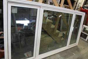 lot 21 image: Heartland Windows 810 114x60 Large Picture 3-pane Casement Window