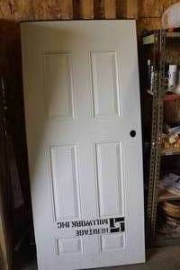lot 154 image: Solid Core Wooden Entry Door