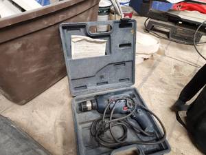 lot 172 image: Bosch 1005VSR 38 Drill with Plastic Case