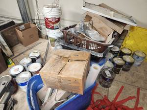 lot 176 image: Bins of Misc. PlumbingFile Supplies