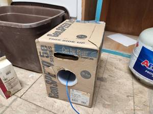 lot 177 image: Lot of (1 Partial Box) General Cable GenSPEED 5e Series Cat 5e Riser Cable