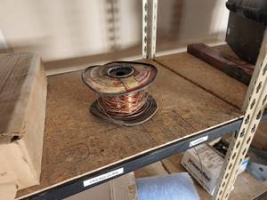 lot 193 image: Lot of (1 Partial Spool) Copper Wire