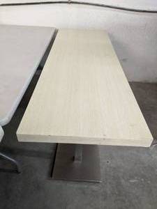 lot 62 image: Long Workspace Table - X