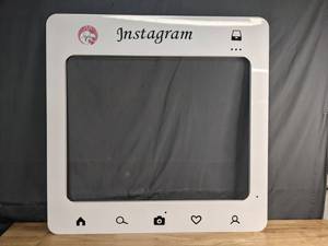 lot 19 image: Instagram Photo Booth Prop - X