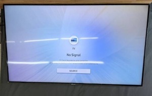 lot 15 image: Samsung 65 Diagonal Class 6 Series LED-backlit LCD TV with Remote - X