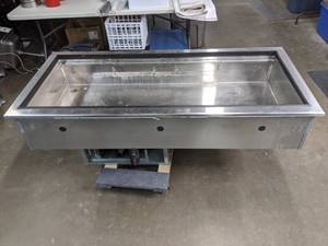 lot 13 image: Advance Tabco DIRCP-4 Stainless Steel Four Pan Drop-In Refrigerated Cold Pan Unit - X