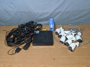 lot 185 image: Night Owl Wired Smart Outdoor Security System with (8) Cameras, 2TB HDD - X