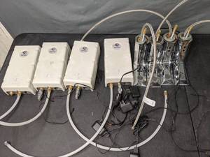lot 190 image: Set of (4) Eemax Electric Tankless Water Heaters with (4) Faucets - X
