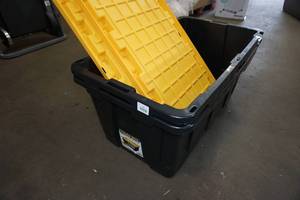 lot 58 image: Tough Box Construction Grade Storage Containers - 40 Gallon
