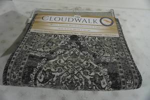 lot 123 image: NEW Cloudwalk Woven Tapestry Rug with Orthopedic Foam