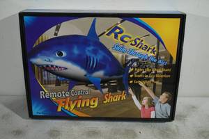 lot 122 image: NEW Remote Control Flying Shark - 57 Long