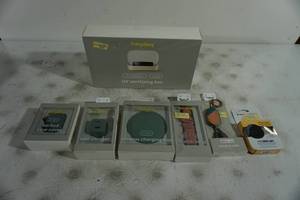 lot 59 image: NEW Heyday UV Sanitizing Box and Electronics Accessories