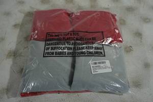 lot 72 image: NEW Set of 8 Regulation Corn Hole Bags - RedGray