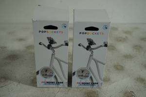 lot 74 image: NEW Popsockets Pop Mount 2 Ride Bike Mounts