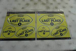 lot 140 image: NFL Fantasy League Last Place Magnet Kits