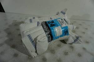 lot 38 image: NEW Members Mark Blue Striped Barmops Rags - 24 Count