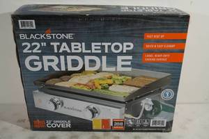 lot 116 image: Blackstone 22 Tabletop Propane Griddle