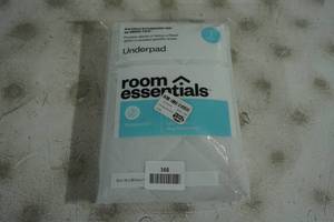 lot 168 image: NEW Room Essentials Waterproof Mattress Pad - 35 x 48