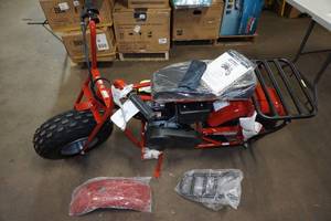 lot 66 image: NEW Coleman CT200U 196cc Gas Mini Bike