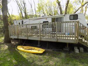 Wooden Deck & Steps