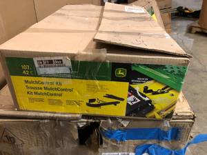 Lot of Tractor Bagger  and  accessories - Open Box - customer returns Review all pictures
