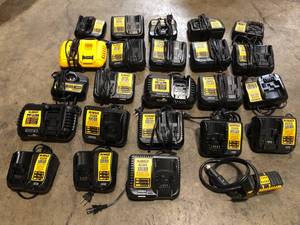 Mix lot of Dewalt Chargers - Good Condition - Various models - Review all pictures
