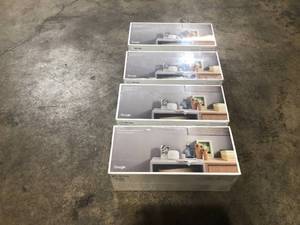 Lot of 4 Brand New Google Nest Wifi - Mesh Router AC2200 and 2 Points with Google Assistant - 3 Pack - - Review all pictures