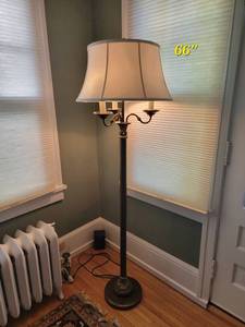 Three Arm Brass Floor Lamp