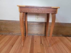 Gorgeous Vintage Italian Inlaid Musical Table by Florentia
