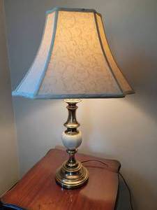 Traditional Brass Ceramic Table Lamp