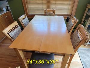 Danish Modern Hi Top Dining Set