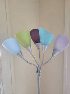 Funky Adustable Five Fixture Floor Lamp
