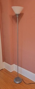Contemporary White Floor Lamp