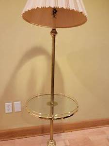 Contemporary Brass Table Lamp