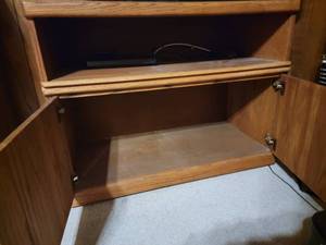 Oak Entertainment Stand