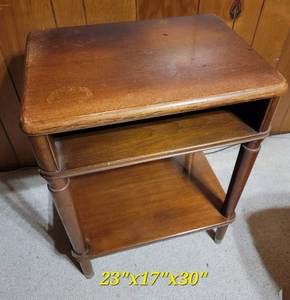 Vintage Oak Side Table