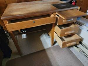 Vintage Oak Office Desk