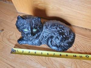 Black Cat Iron Doorstop