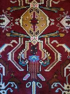 Vibrant Oriental Wool Area Rug