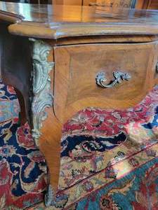 Antique Inlaid French Ormolu Writing Desk