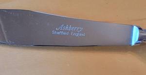 Stag Horn Handle Steak Knife Service by Ashberry