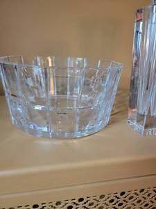 Orrefors Crystal Vase and Fruit Bowl  collection of 3