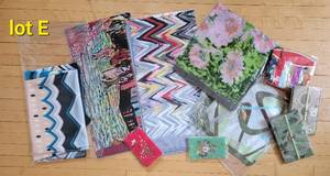 Collection of Colorful Scarves and Accessories  New