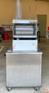 lot 17 image: Oliver 777 12 Bread Slicer with Stainless Steel Cart