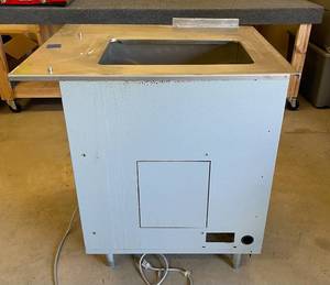 lot 4 image: Small Stainless Steel Steam Table